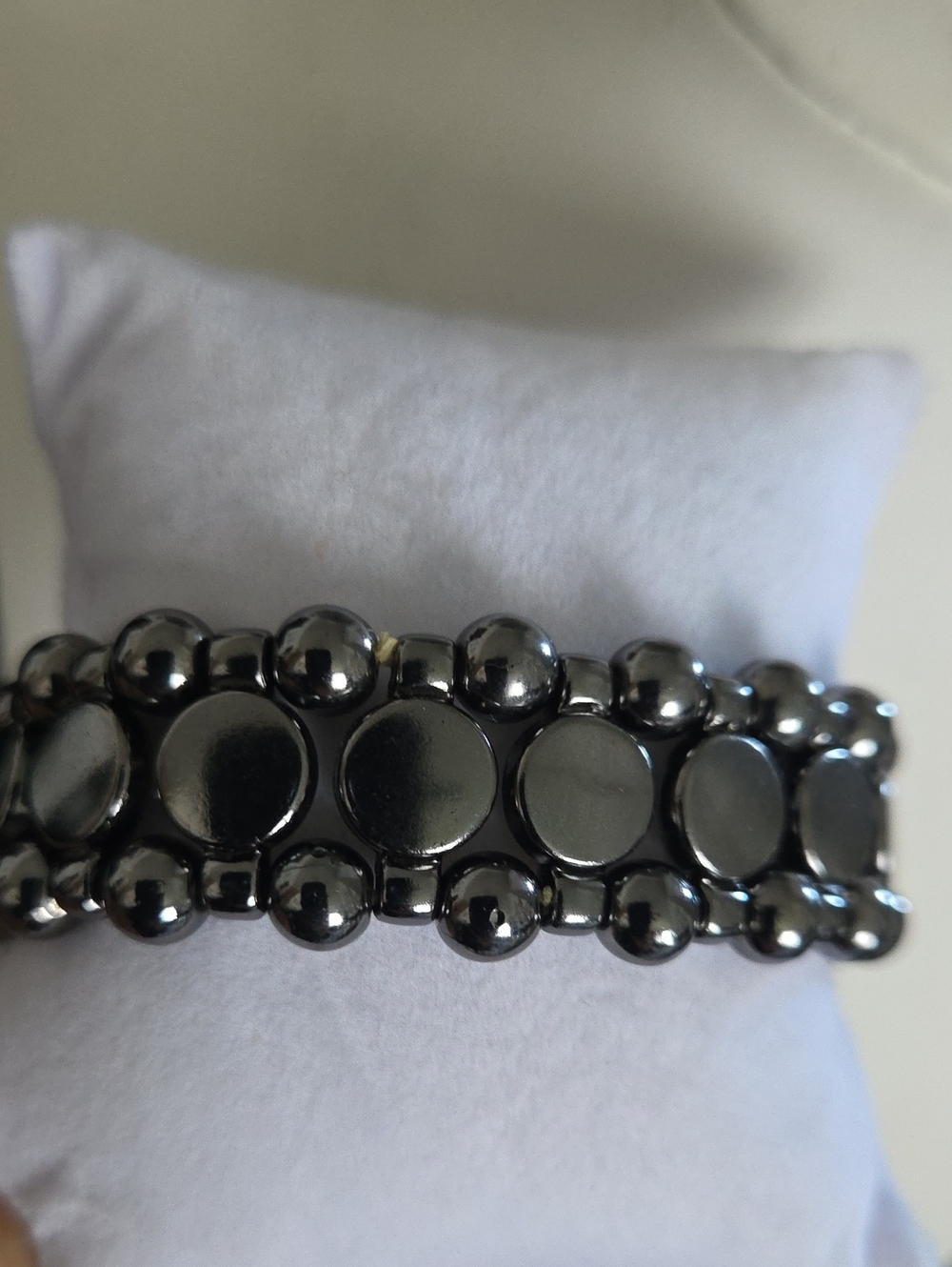 Paparazzi Gun Metal Stretch Bracelet NWT